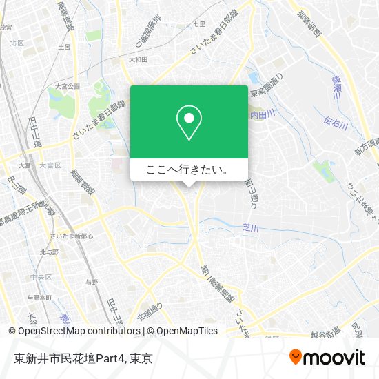 東新井市民花壇Part4地図