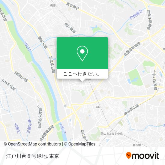 江戸川台８号緑地地図