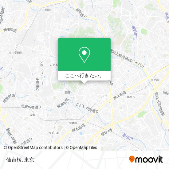 仙台桜地図