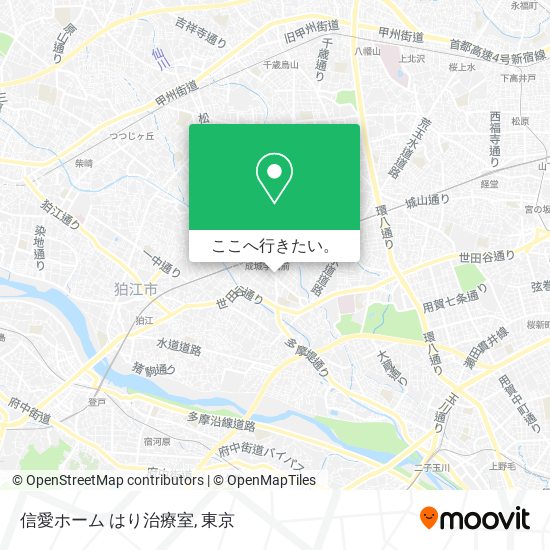 信愛ホーム はり治療室地図