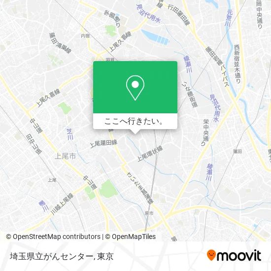 埼玉県立がんセンター地図