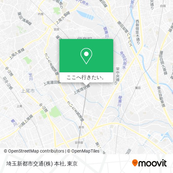 埼玉新都市交通(株) 本社地図