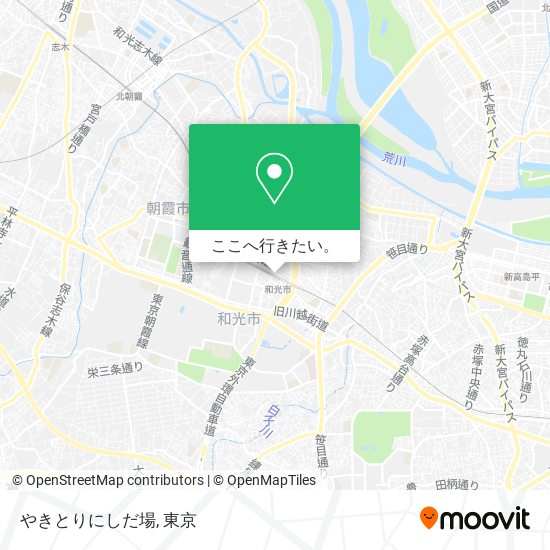 やきとりにしだ場地図