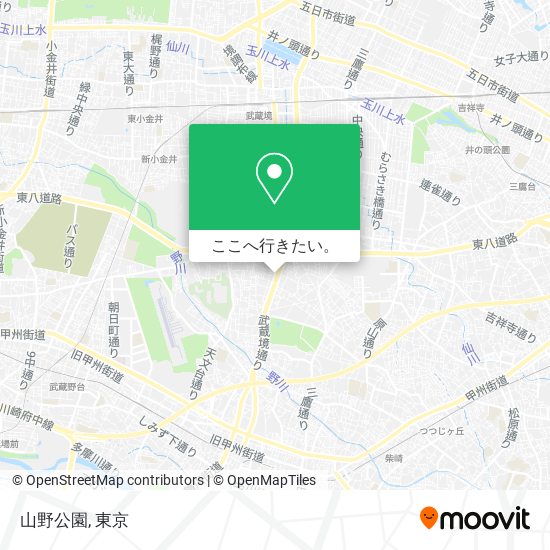 山野公園地図