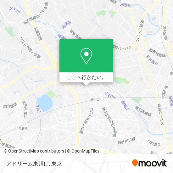 アドリーム東川口地図