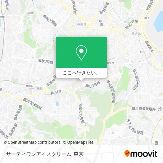 サーティワンアイスクリーム地図