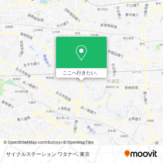 サイクルステーション ワタナベ地図