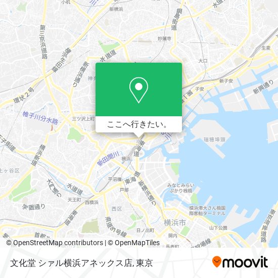 文化堂 シァル横浜アネックス店地図