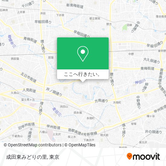 成田東みどりの里地図