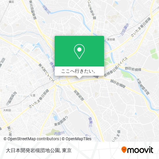 大日本開発岩槻団地公園地図