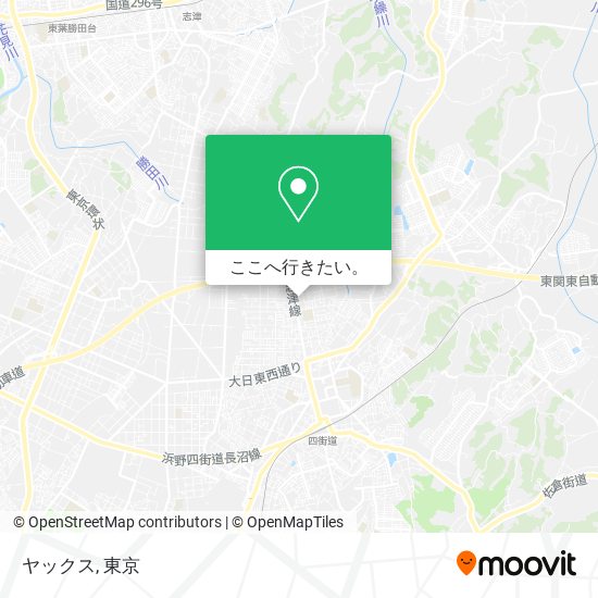 ヤックス地図