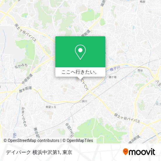 デイパーク 横浜中沢第1地図