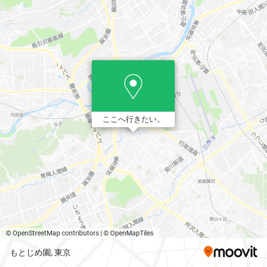 もとじめ園地図