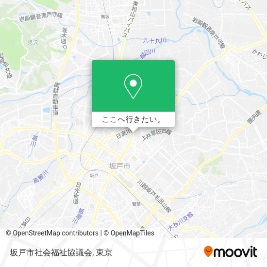 坂戸市社会福祉協議会地図