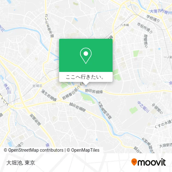 大堀池地図
