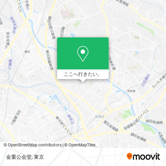 金重公会堂地図
