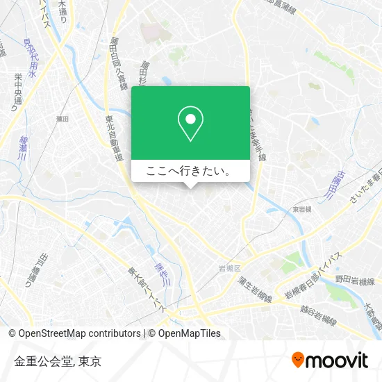 金重公会堂地図