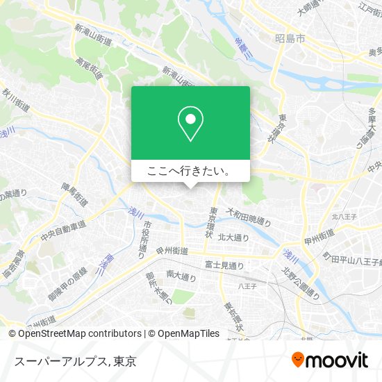 スーパーアルプス地図