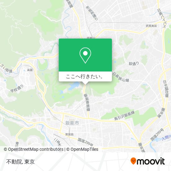 不動院地図