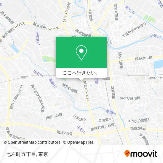 七左町五丁目地図