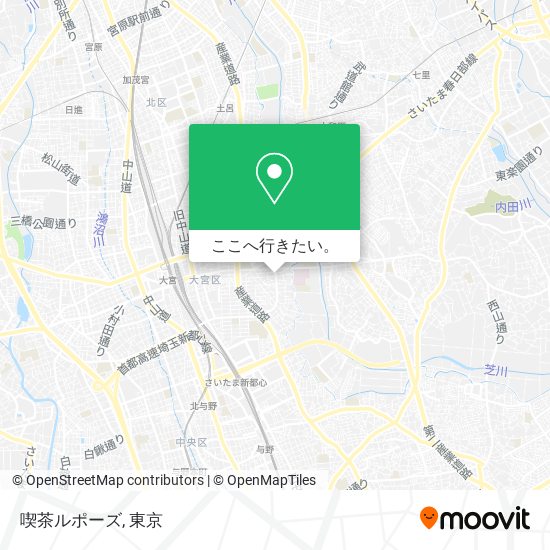 喫茶ルポーズ地図