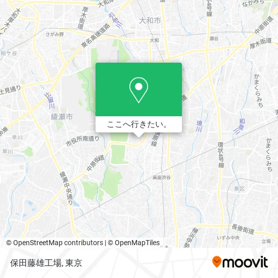保田藤雄工場地図