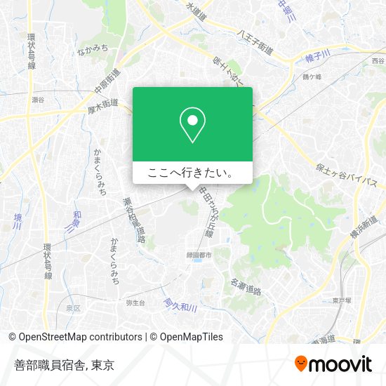 善部職員宿舎地図