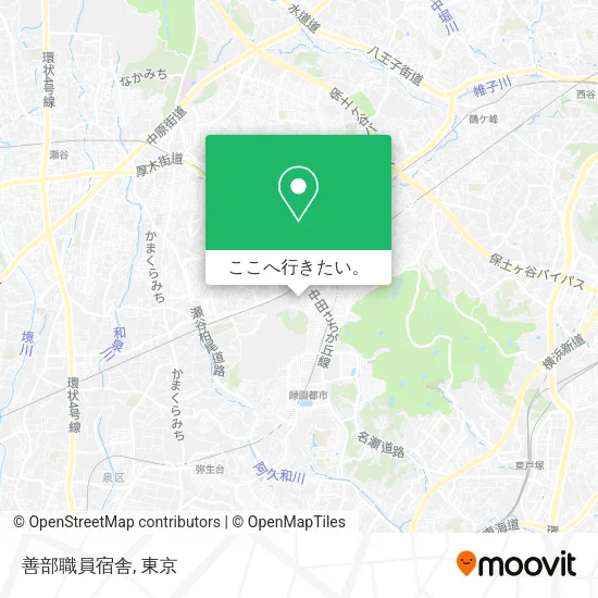 善部職員宿舎地図