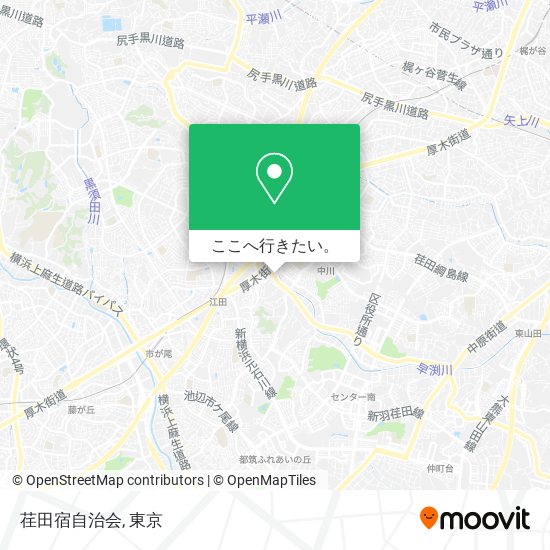 荏田宿自治会地図