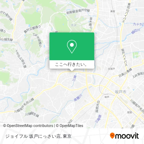 ジョイフル 坂戸にっさい店地図