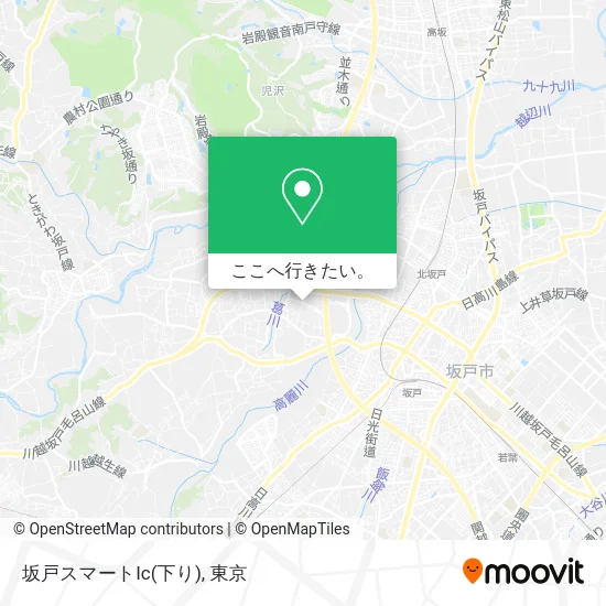 坂戸スマートIc(下り)地図