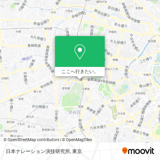 日本ナレーション演技研究所地図