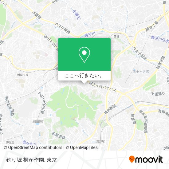 釣り堀 桐が作園地図