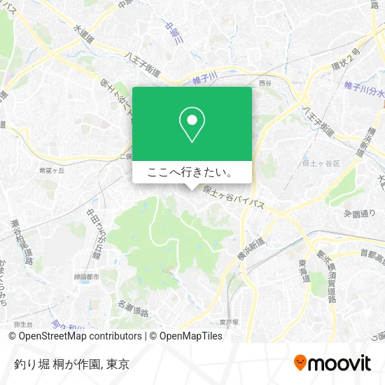 釣り堀 桐が作園地図