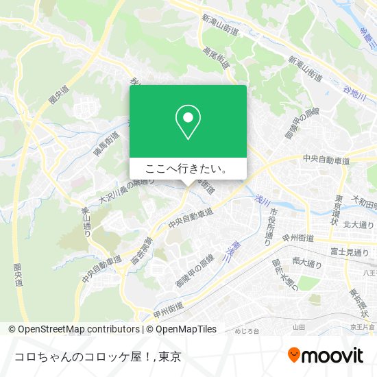 コロちゃんのコロッケ屋！地図