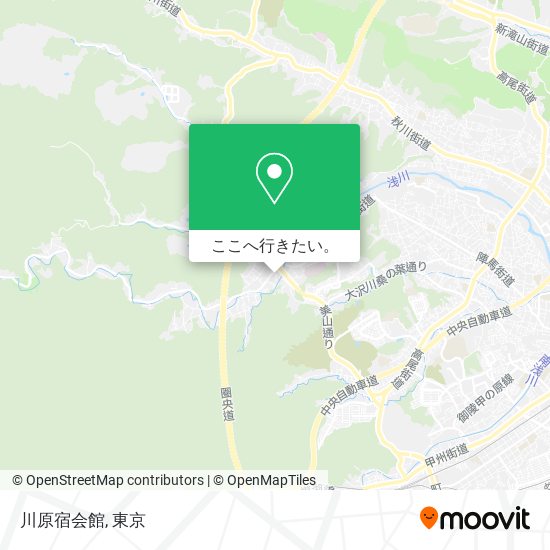 川原宿会館地図