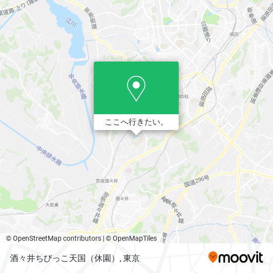 酒々井ちびっこ天国（休園）地図