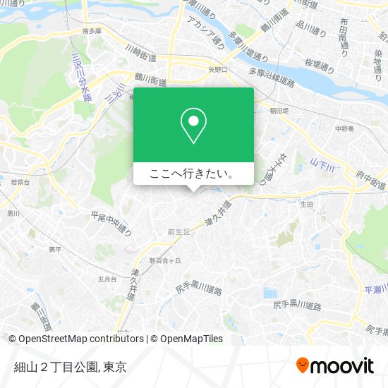 細山２丁目公園地図