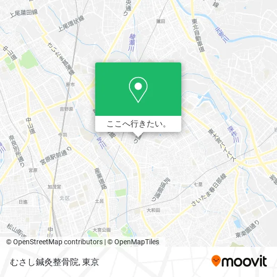 むさし鍼灸整骨院地図
