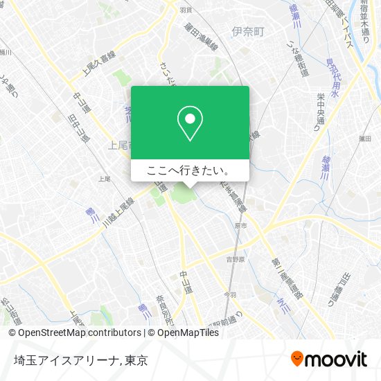 埼玉アイスアリーナ地図