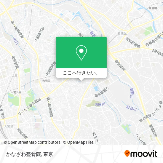 かなざわ整骨院地図