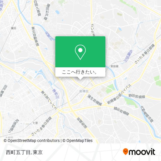 西町五丁目地図