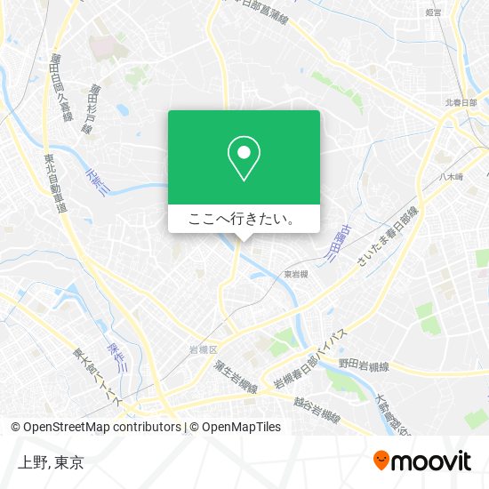 上野地図