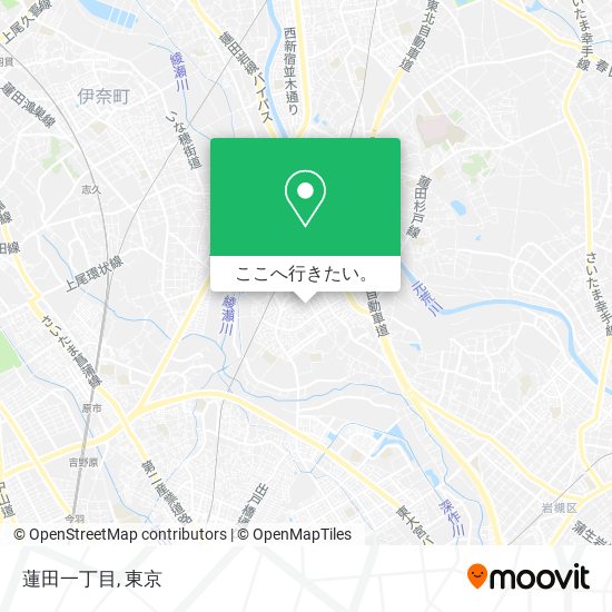 蓮田一丁目地図