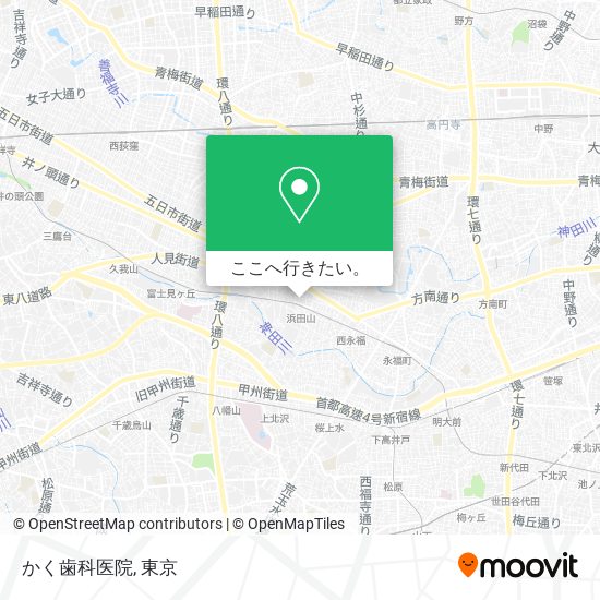 かく歯科医院地図