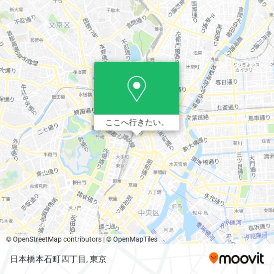 日本橋本石町四丁目地図