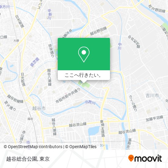 越谷総合公園地図