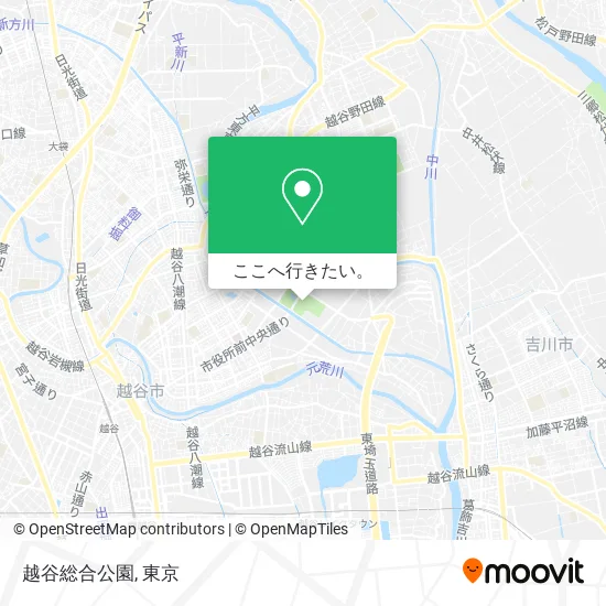 越谷総合公園地図
