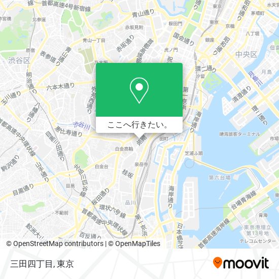 三田四丁目地図