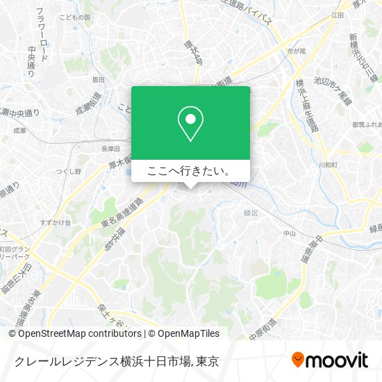 クレールレジデンス横浜十日市場地図